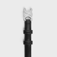 CINTURÓN TRIOMPHE 18 MM DE PIEL TAURILLON - NEGRO -  - 2 | CELINE