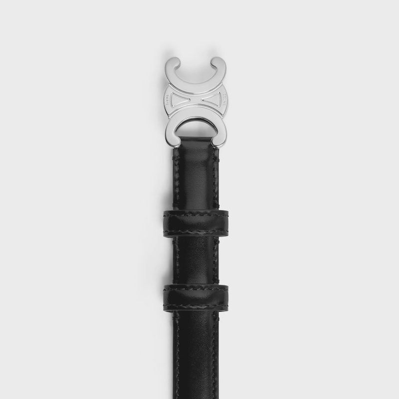 Ceinture Triomphe 18MM Taurillon - NOIR -  - 1 | CELINE