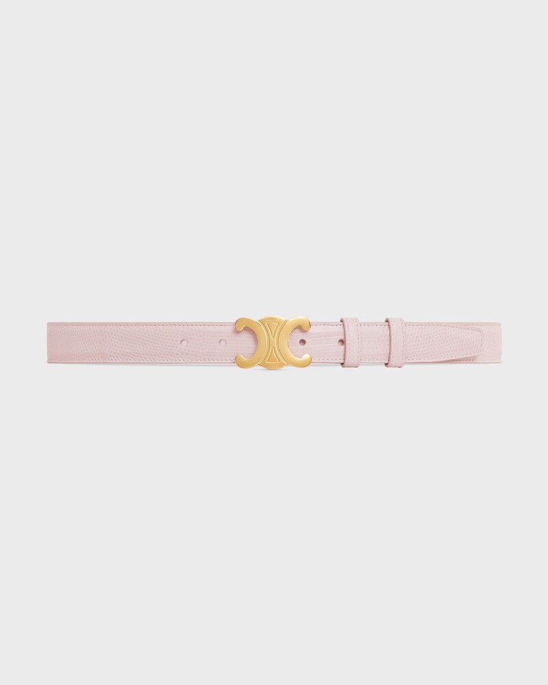 25MM 트리옹프 벨트 - 리자드 - 파스텔 핑크 -  - 1 | CELINE