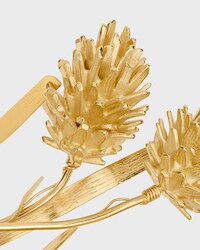 Broche Phalaris Green Thumb en Laiton - Or - JOAILLERIE - 2 | CELINE