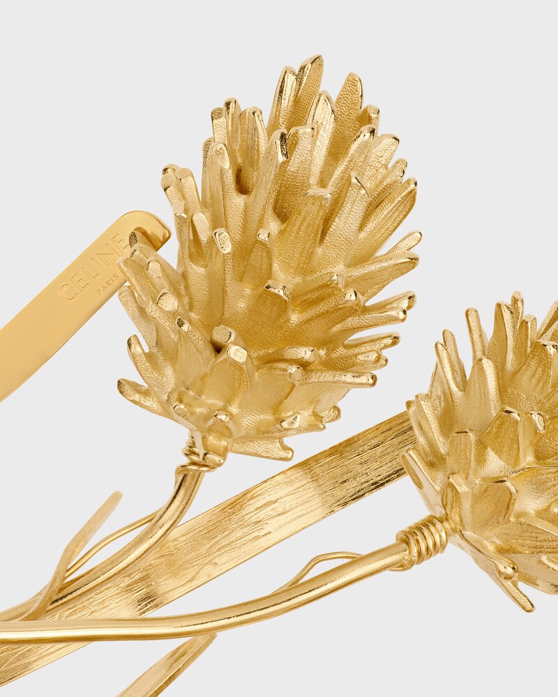 Broche Phalaris Green Thumb en Laiton - Or - JOAILLERIE - 1 | CELINE