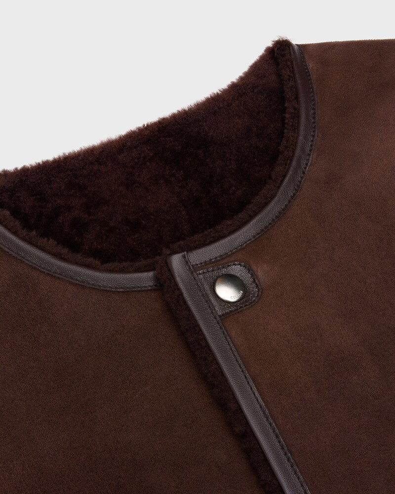 coat IN Lamb Shearling - TEDDY BEAR -  - 1 | CELINE