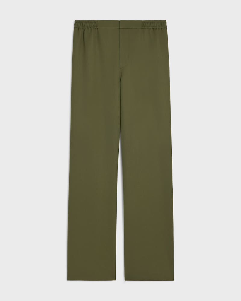trousers IN wool - OLIVE -  - 1 | CELINE