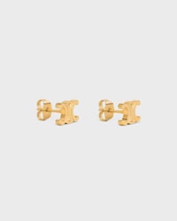 PENDIENTES TRIOMPHE DE LATÓN CON ACABADO DORADO - DORADO - PENDIENTES - 2 | CELINE