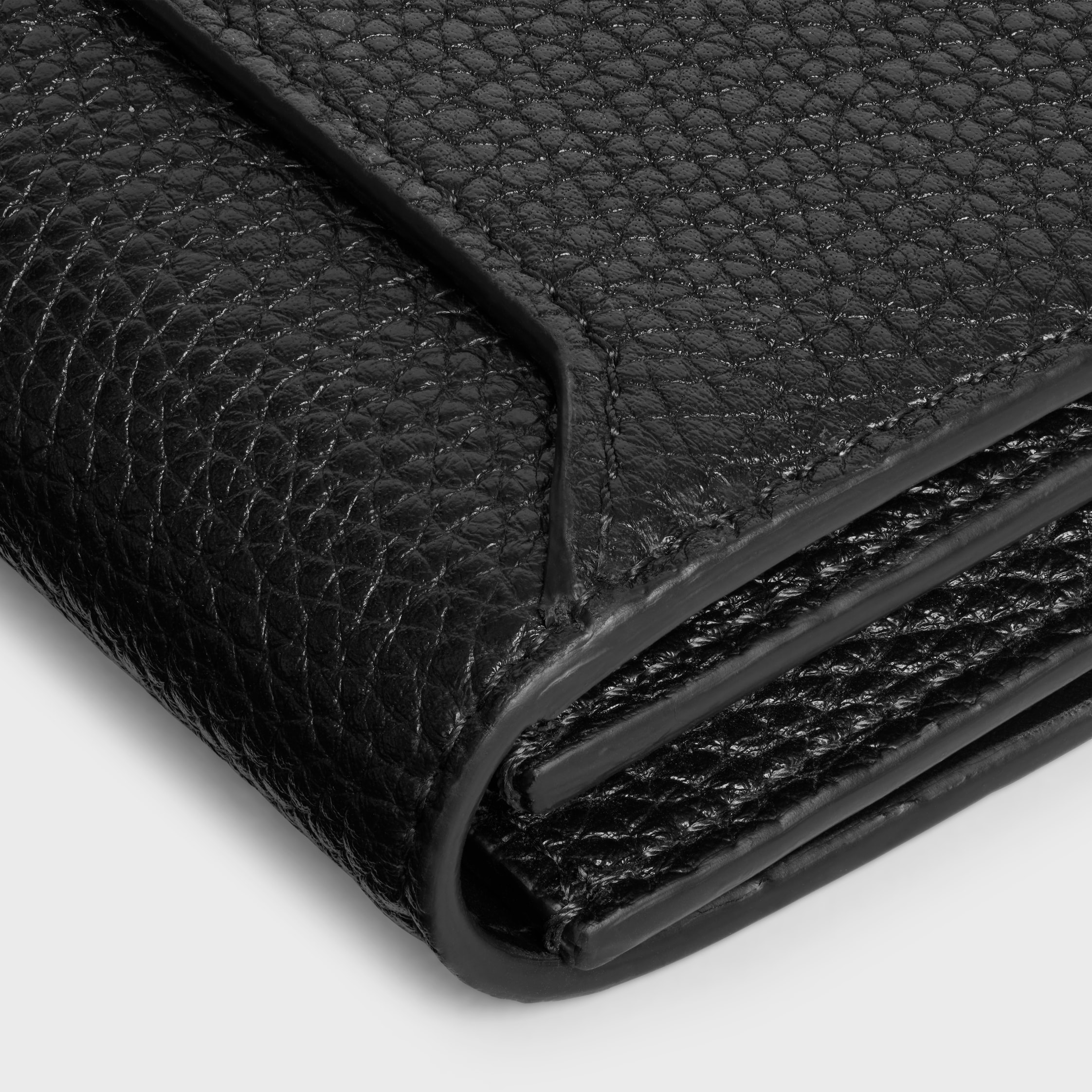ビジネスカードホルダー / グレインドカーフスキン - ブラック | CELINE