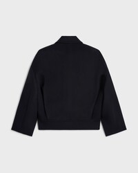 jacket IN double-face wool cashmere - BLACK -  - 2 | CELINE