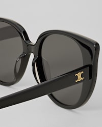 Triomphe Mini 03 sunglasses in Acetate - BLACK -  - 2 | CELINE