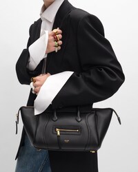 LITTLE LUGGAGE IN GRAINED CALFSKIN - BLACK - LUGGAGE - 2 | CELINE