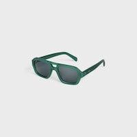 Black Frame 62 sunglasses in Acetate - PINE GREEN -  - 2 | CELINE
