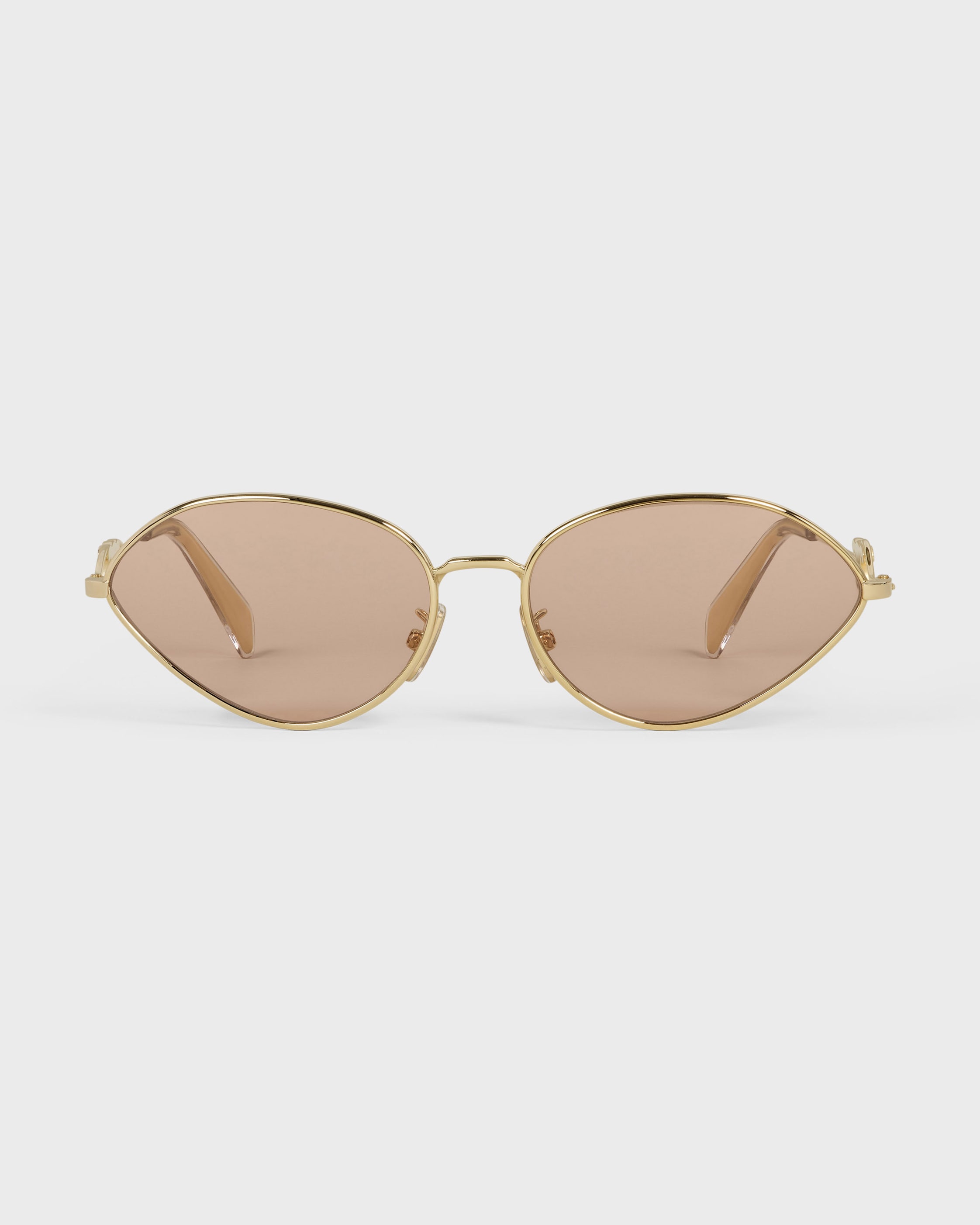 Wire 01 sunglasses in Metal - Ligh Gold / Blush | CELINE