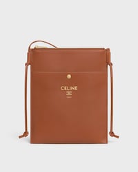 SHARP POUCH IN SMOOTH LAMBSKIN - TAN - MINI BAGS - 1 | CELINE
