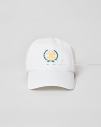richelieu cap IN light cotton twill - WHITE -  - 2 | CELINE