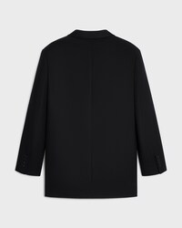 tailored jacket IN cashmere flannel - BLACK -  - 2 | CELINE