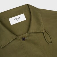 chemise utilitaire COTON LIN - KAKI MILITAIRE -  - 2 | CELINE