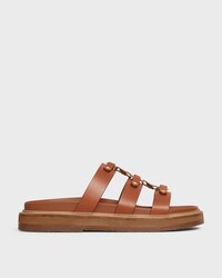 SLIDE TIPPI in CALFSKIN - TAN -  - 1 | CELINE