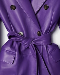 tailored coat IN Lambskin - ANEMONE -  - 2 | CELINE