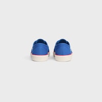 ALAN SNEAKER AUS CANVAS UND KALBSVELOURSLEDER - JEANSBLAU -  - 2 | CELINE