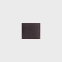 Bi-fold Wallet IN GRAINED CALFSKIN - ESPRESSO - WALLETS - 2 | CELINE