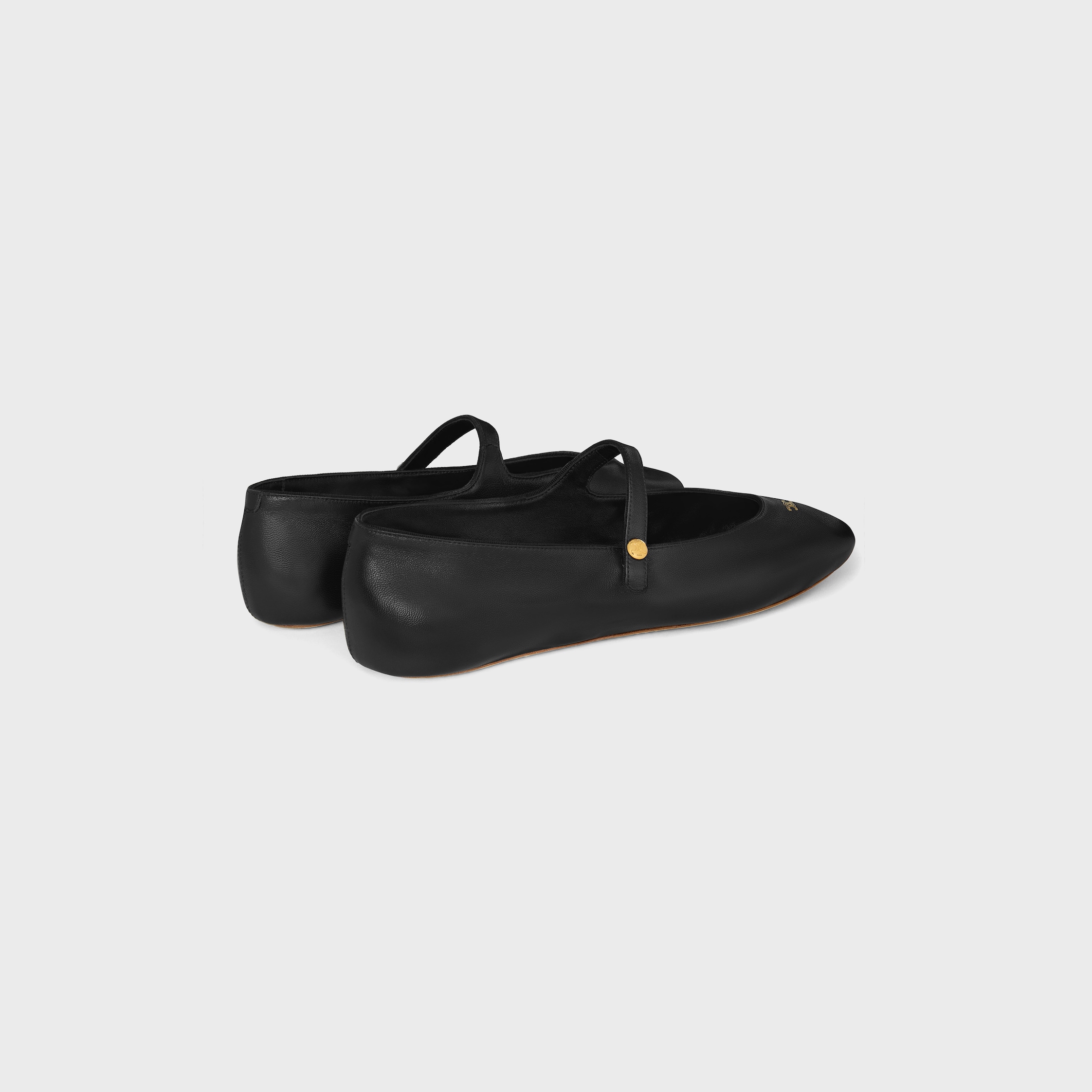 BALLET BALLERINA IN LAMBSKIN - BLACK | CELINE