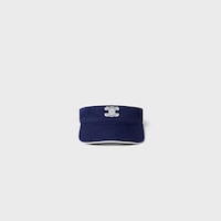 triomphe visor IN WASHED COTTON GABARDINE - NAVY / WHITE -  - 2 | CELINE