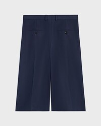 bermudas IN cotton and wool gabardine - NAVY -  - 2 | CELINE