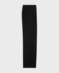 jazz trousers IN mohair wool - BLACK -  - 2 | CELINE