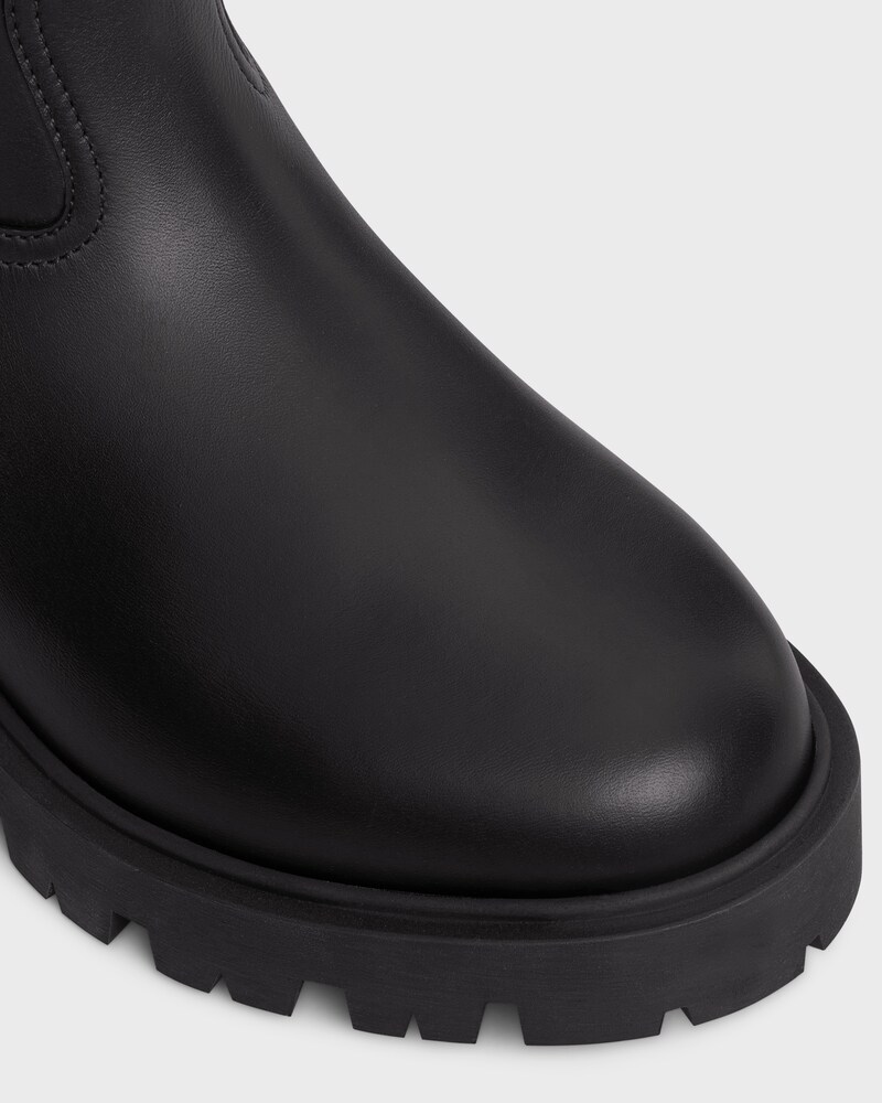 MARGARET HIGH BOOT IN Calfskin - BLACK -  - 1 | CELINE