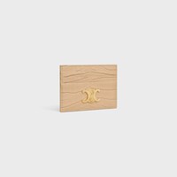 PORTE-CARTES TRIOMPHE CROCODILE NILOTICUS - OAT BEIGE - PORTE-CARTES - 2 | CELINE