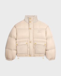 puffer jacket IN light nylon - BEIGE -  - 1 | CELINE