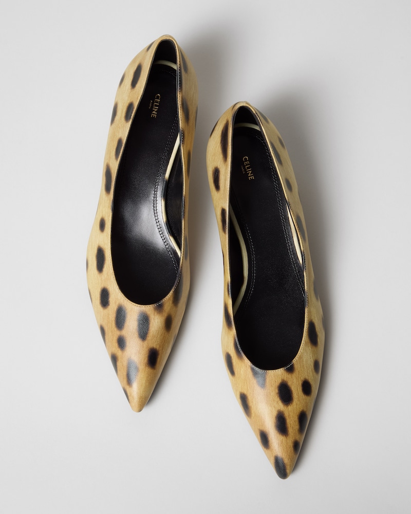 KITTEN PUMP IN CHEETAH - LIGHT BEIGE/BROWN -  - 1 | CELINE
