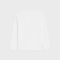 loose t-shirt IN cotton jersey - OFFWHITE/DENIM BLUE -  - 2 | CELINE