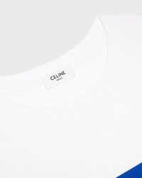 t-shirt IN cotton jersey - OPTIC WHITE / BLUE /RED -  - 2 | CELINE