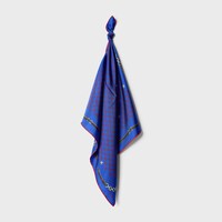 AVENUE FOCH BANDANA 55 - BLUE/RED -  - 2 | CELINE