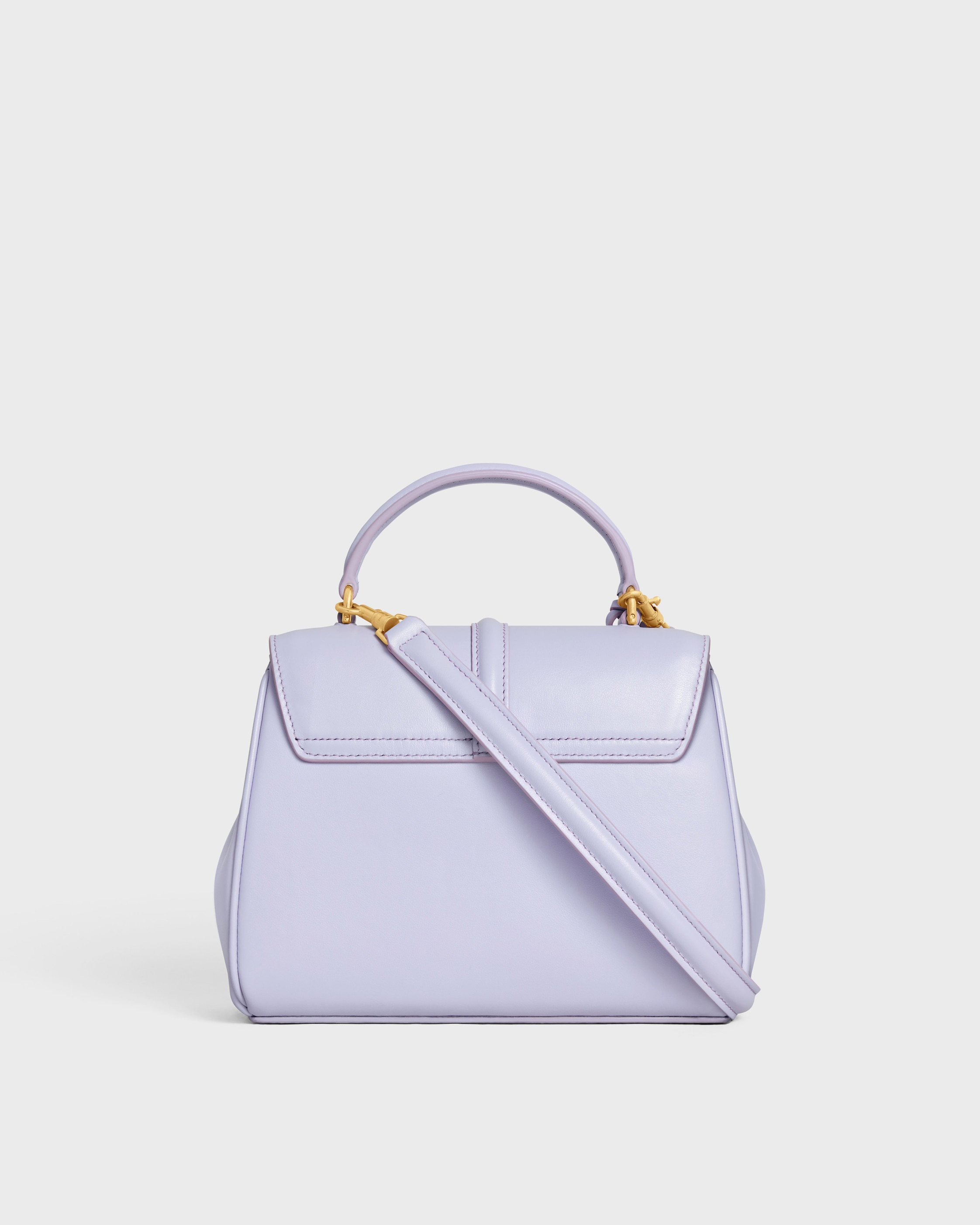 MINI 16 in satinated calfskin - Light Lavender | CELINE