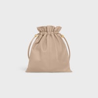 SMALL CRYSTAL POUCH IN LAMBSKIN - SAFARI - EVENING - 1 | CELINE