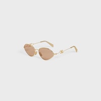 Wire 01 sunglasses in Metal - Ligh Gold / Blush -  - 2 | CELINE