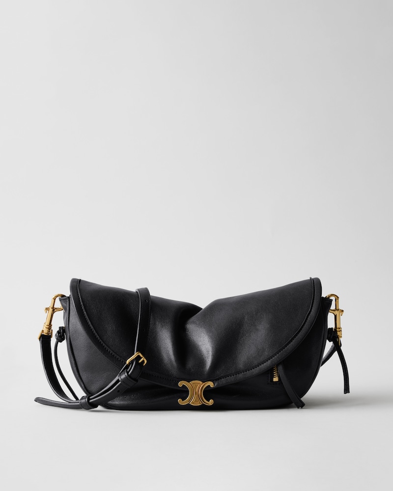 SOFT TRIOMPHE HALFMOON小號手袋 - 黑色 - 新品 - 1 | CELINE