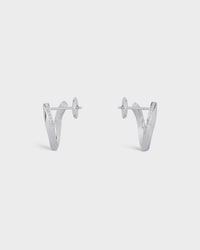 BO Torsion en Or Blanc et Diamants - Or blanc - JOAILLERIE - 2 | CELINE