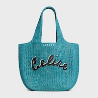 LARGE HOBO PANIER IN RAFFIA - COBALT - ÉTÉ CELINE - SUMMER SELECTION - 1 | CELINE