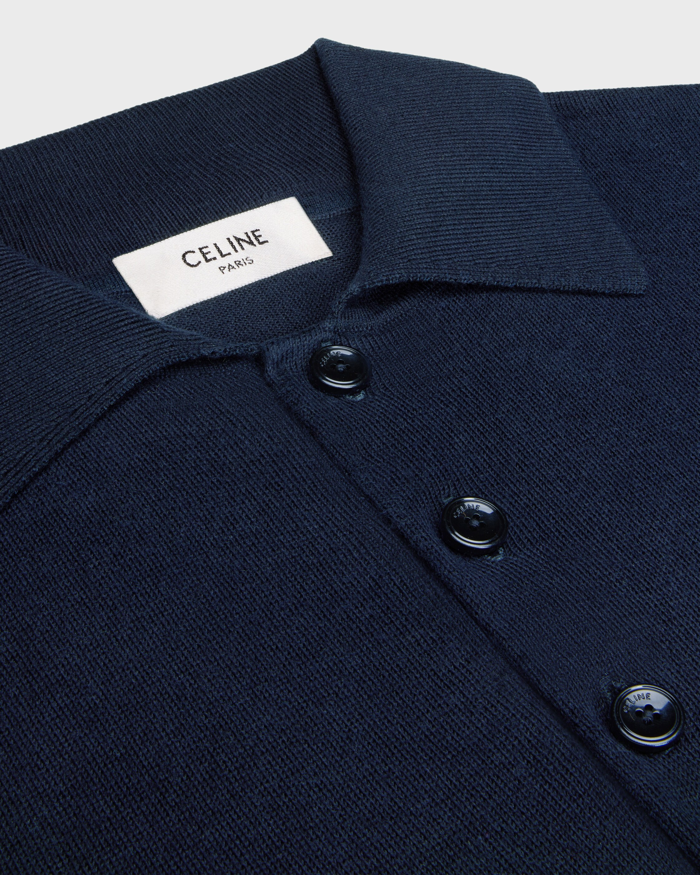 polo sweater IN fine cotton - NAVY | CELINE
