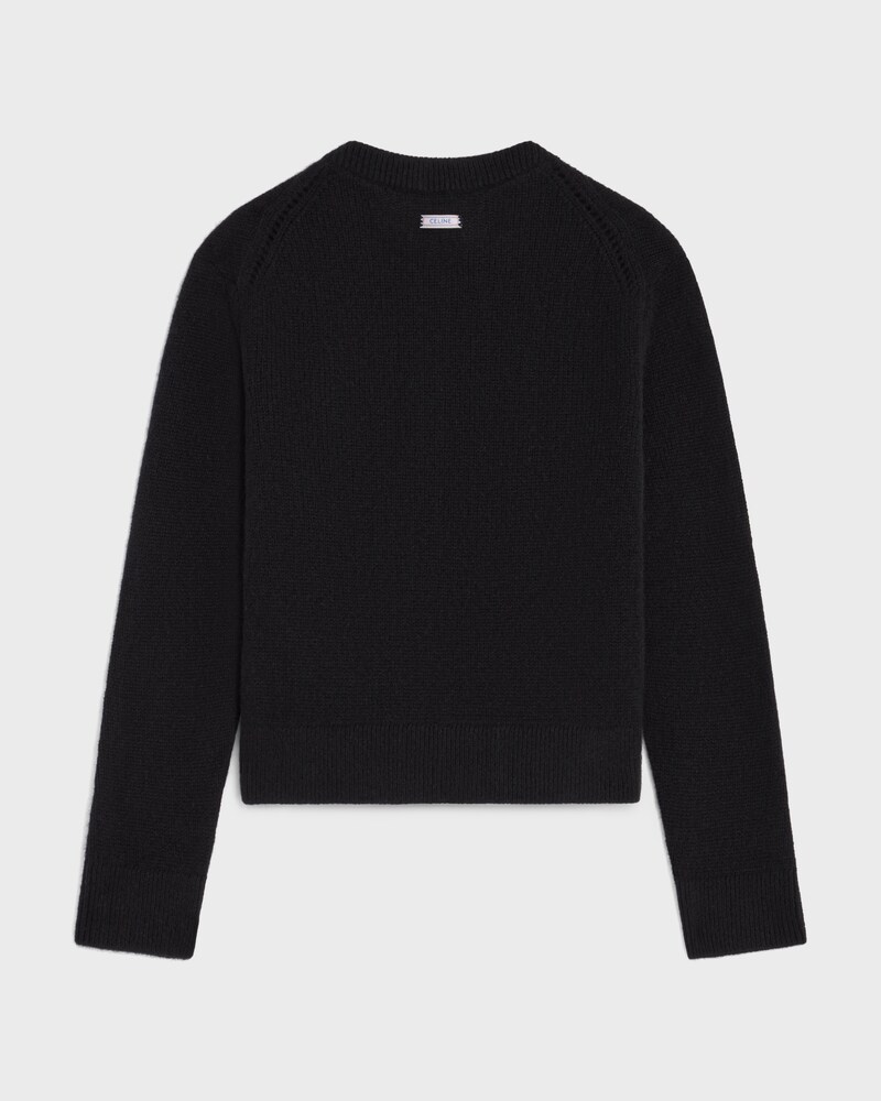 cardigan IN cashmere - BLACK -  - 1 | CELINE