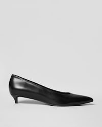 KITTEN PUMP IN CALFSKIN - BLACK -  - 1 | CELINE