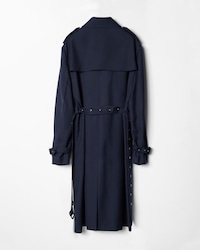 trench coat IN wool gabardine - INK -  - 2 | CELINE