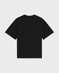 T-SHIRT IN cotton jersey - BLACK/ROUGE CERISE -  - 2 | CELINE