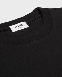 t-shirt IN cotton jersey - BLACK / WHITE -  - 2 | CELINE