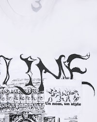 LANGÄRMLIGES T-SHIRT AUS Baumwolljersey - OPTISCH-WEISS/MEHRFARBIG -  - 2 | CELINE