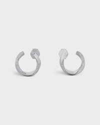 BO Torsion en Or Blanc et Diamants - Or blanc - JOAILLERIE - 1 | CELINE