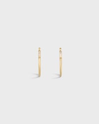 Systeme Large Hoops in Yellow Gold and Diamonds - Yellow Gold and White - FINE JEWELRY - 2 | CELINE