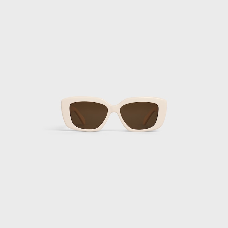 Triomphe 04 Sunglasses in Acetate - IVORY -  - 1 | CELINE
