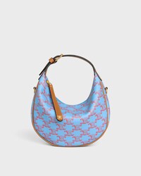 Teen Celine Lulu IN TRIOMPHE CANVAS - DENIM BLUE / RED - LULU - 1 | CELINE
